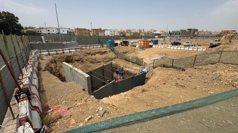بئر الإطلاق المحصّن في موقع بايب جاك